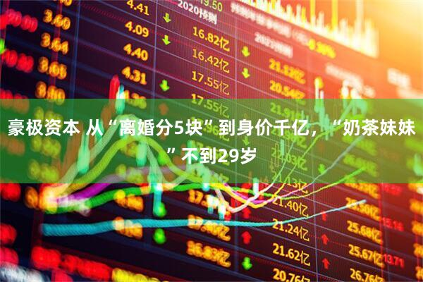 豪极资本 从“离婚分5块”到身价千亿，“奶茶妹妹”不到29岁